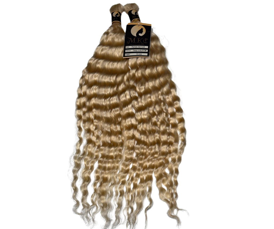 Bohemian Braids Curly Human Bulk Virgin Indian Hair