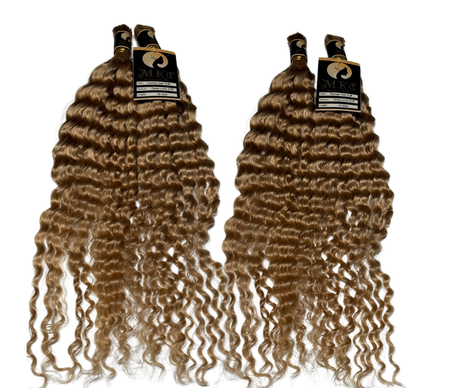 Bohemian Braids Curly Human Bulk Virgin Indian Hair