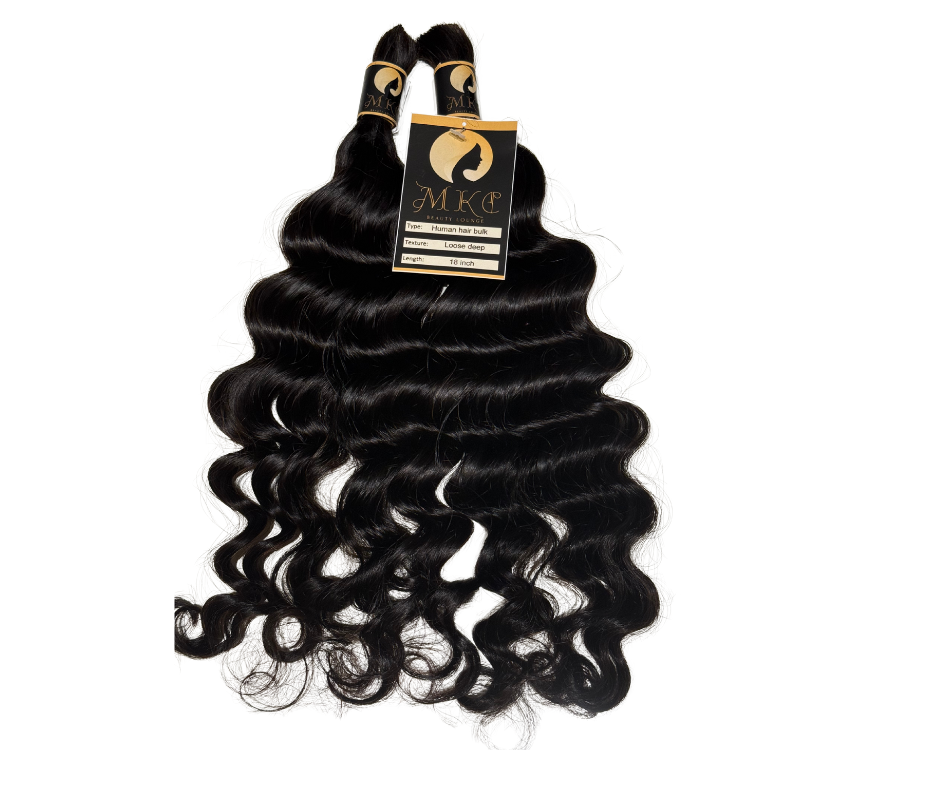 Bohemian Braids Curly Human Bulk Virgin Indian Hair
