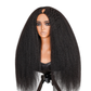 Protective V Part Glueless Wig 100% Human Hair (Kinky Straight / Body Wave / Jerry Curly)