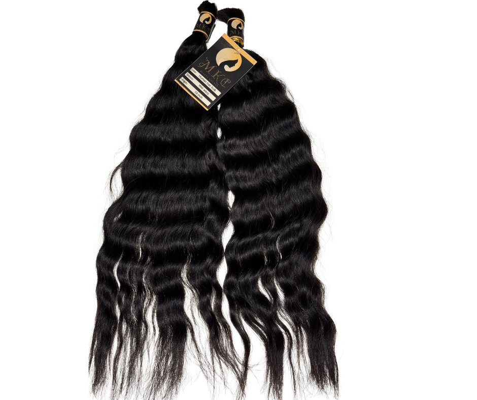 Bohemian Braids Curly Human Bulk Virgin Indian Hair